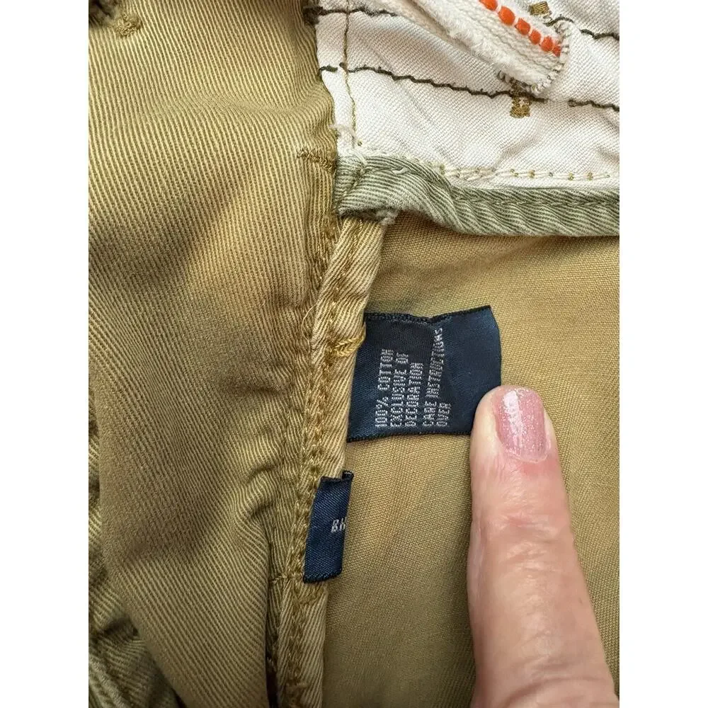 Polo By Ralph Lauren Relaxed Fit-Classic Style-Brown Tan 36-Draw Strings